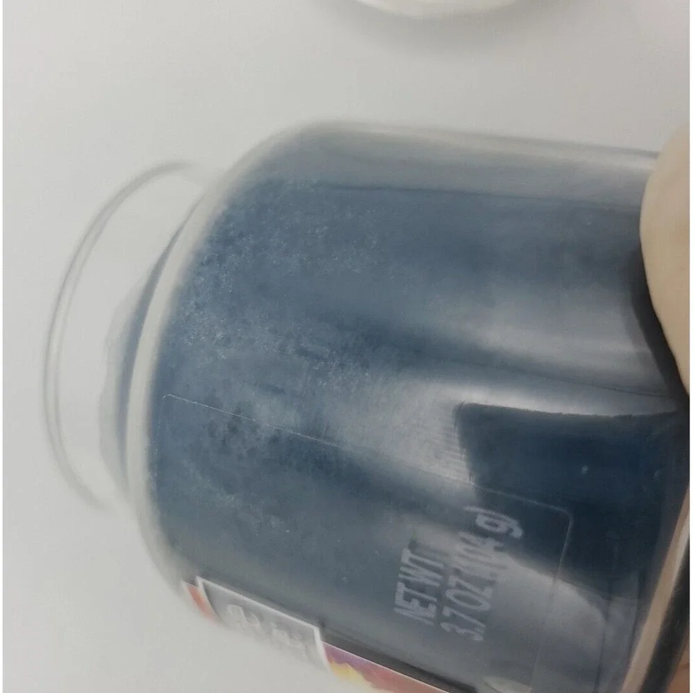 Autumn Gathering‎ Yankee Candle 3.7 oz Sm Jar Lid Homewarmer Blue Retired Rare
